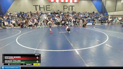 73 lbs Quarterfinal - Keagan Collins, Sanderson Wrestling Academy vs Stetson Bowen, Team Prestige