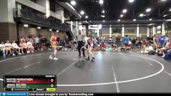 142 lbs Round 5 (6 Team) - Mattie Papenthien, Wisconsin vs Jenna Secord, Nebraska Vipers Gold