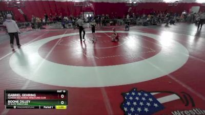 67 lbs Cons. Round 3 - Boone Dilley, RT Elite Wrestling vs Gabriel Gehring, Slinger Red Rhinos Wrestling Club