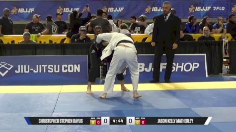 Jason Kelly Matherley vs Christopher Stephen Bayus 2026 Pan Jiu Jitsu IBJJF Championship
