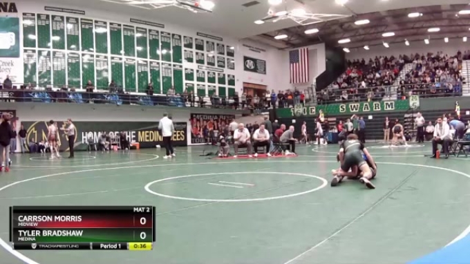 120 lbs Cons. Round 5 - Tyler Bradshaw, Medina vs Carrson Morris, Midview