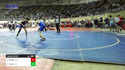 130 lbs Consi Of 32 #2 - Jaxson Buster, Moore JH vs Henry Cook, Noble Takedown Club