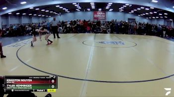 71 lbs Quarterfinal - Tyler Hemminger, Great Neck Wrestling Club vs Kingston Nguyen, Nova WC