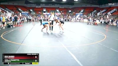 127 lbs Cons. Round 3 - Ava Babbs, Team Tortorice vs Viola Pianetto, Suplex WC