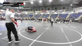 98 lbs Quarterfinal - Bryson Peterson, Team Champs (MT) vs Jacob Solley, Pikes Peak Warriors