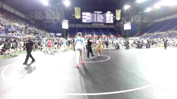 200 lbs Cons 16 #1 - Morgan Miller, Kansas vs Reagan Alvernaz, Oregon