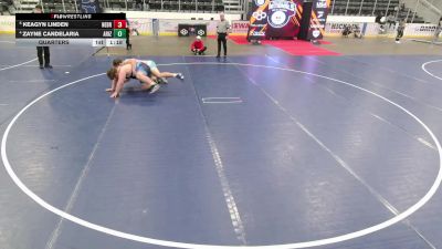 Junior Boys - 285 lbs Quarters - Keagyn Linden, Nebraska vs Zayne Candelaria, Arizona