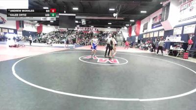 106 lbs 5th Place Match - Kaleb Ortiz, La Habra vs Andrew Morales, Northview