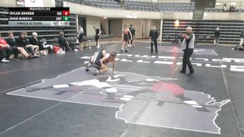 121 lbs Finals (8 Team) - Evan Boesch, Centennial, MN vs Rylan Gruber, Pierz, MN