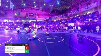 120 lbs Consi Of 16 #2 - Brady Gehring, Team Montana vs Donald Selby, Grit Wrestling Club