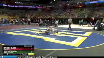 106 lbs Cons. Round 1 - Bryson Dubes, Centralia vs Tristan Young, North Callaway