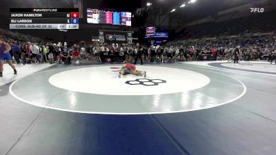 190 lbs Cons. Sub-rd Of 32 - Jaxon Hamilton, AZ vs Eli Larson, IL