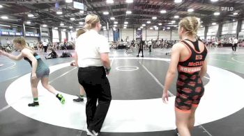 114 lbs Rr Rnd 1 - Tori McCleaf, Roughneck Wrestling Club vs Lyla Smith, CKWA