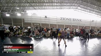 110 lbs Quarters & Wb (16 Team) - Liam Kelly, Black Fox vs Brayden Spencer, South Central Utah