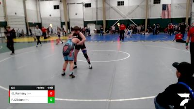 160 lbs Round 4 - Stone Ramsey, Blackfox Wrestling Academy vs Peyton Gibson, Russell Wrestling Club