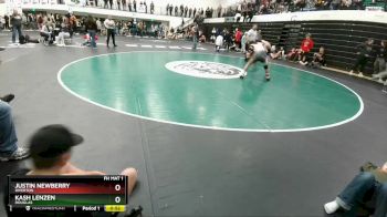 157 lbs Cons. Round 3 - Justin Newberry, Riverton vs Kash Lenzen, Douglas