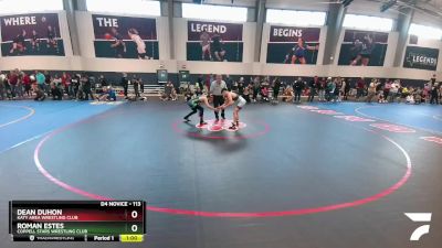 113 lbs 3rd Place Match - Roman Estes, Coppell Stars Wrestling Club vs Dean Duhon, Katy Area Wrestling Club