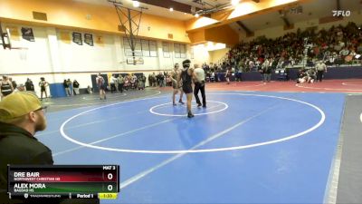 190 lbs Round 1 - Dre Bair, Northwest Christian HS vs Alex Mora, Bagdad HS