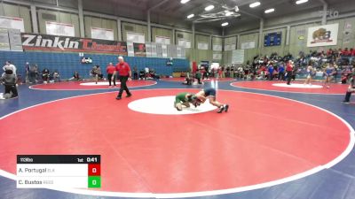 113 lbs Consi Of 32 #2 - Alex Portugal, Elk Grove Senior vs Cristian Bustos, Reedley