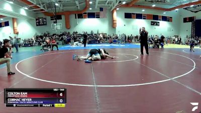 144 lbs Cons. Round 3 - Cormac Heyer, Powhatan Youth Wrestling Club vs Colton Eam, Midlothian Miners