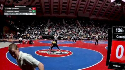 126-6A Cons. Round 2 - Zahir Centeio, Hillgrove vs Tavaris Sharp, Valdosta