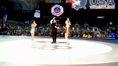 120 lbs Cons. Rd Of 64 - Alexis Wall, Kansas vs Marli Arbona, Oklahoma