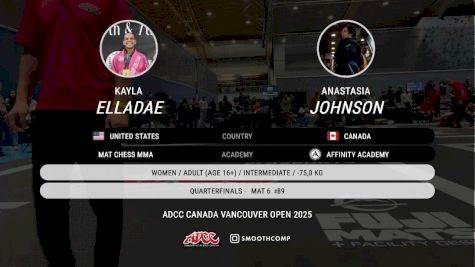 Kayla Elladae vs Anastasia Johnson 2025 ADCC Vancouver Open