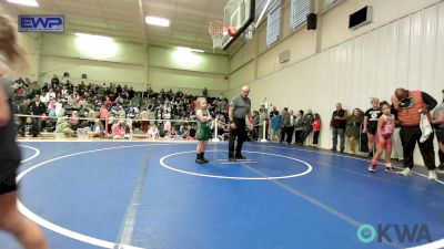 75-84 lbs Rr Rnd 2 - Harper Sampson, Coweta Tiger Wrestling vs Ruby Johnson, Brushy Wrestling Club