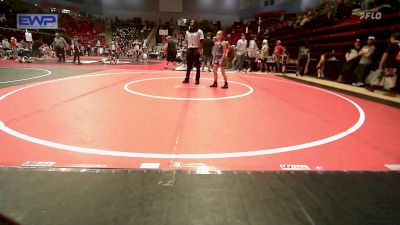 75 lbs Final - Harper Tecumseh-Sands, Mojo Grappling Academy vs Tatum Howell, Mannford Pirate Youth Wrestling