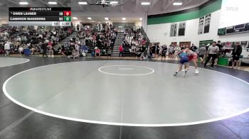 120 lbs Champ. Round 3 - Owen Launer, Kearney Matcats vs Cameron Madderra, Nixa