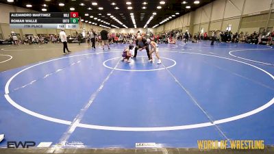 52 lbs 7th Place - Alejandro Martinez, Mile High Mafia 9U vs Roman Walle, Untouchables 9U