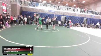 185 lbs Round 2 - Summer Johnson, Lil Mavs vs Brittany Wardlaw, Small Town Wrestling