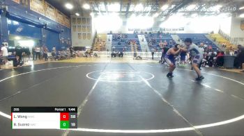 285 lbs Round 5 (8 Team) - Brayden Suarez, Avalon WC vs Li Wong, Wakulla WC