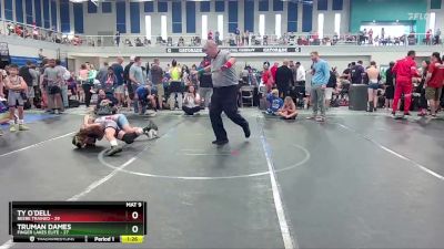 92 lbs Round 2 (4 Team) - Ty O`Dell, Beebe Trained vs Truman Dames, Finger Lakes Elite