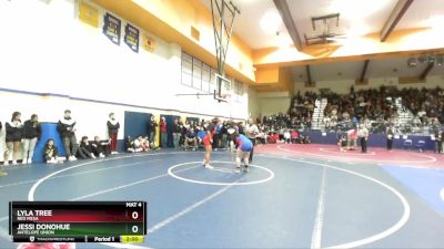 185 lbs Semifinal - Lyla Tree, Red Mesa vs Jessi Donohue, Antelope Union