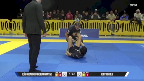 João Ricardo Bordignon Miyao vs Tony Torres 2025 Pan IBJJF Jiu-Jitsu No-Gi Championship