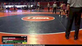 1 lbs Quarterfinal - Nathan Rosas, Harvard vs Cooper Wendling, Tremont