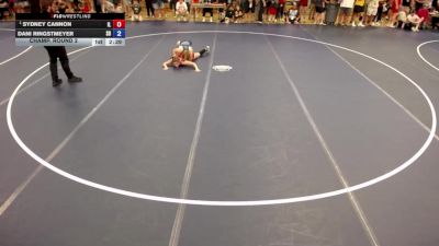 120 lbs Champ. Round 2 - Sydney Cannon, IL vs Dani Ringstmeyer, SD