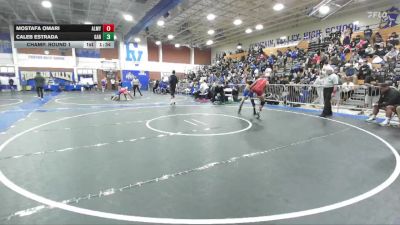 144 lbs Champ. Round 1 - Mostafa Omari, Alemany vs Caleb Estrada, Garey