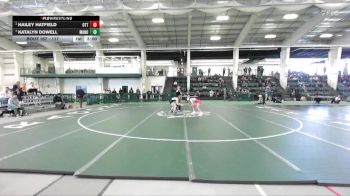 117 lbs Cons. Semi - Hailey Hatfield, Otterbein vs Katalyn Dowell, Manchester