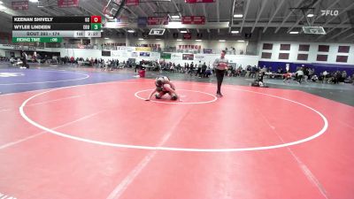 174 lbs Cons. Round 2 - Keenan Shively, Georgetown (KY) vs Wylee Lindeen, Eastern Oregon University (OR)