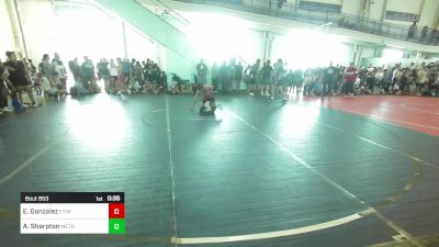 116 lbs Consi Of 8 #1 - Ezra Gonzalez, Etiwanda WC vs Aiden Sharpton, Methods WC