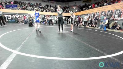 61 lbs Quarterfinal - Heath Potter, Chickasha Youth Wrestling vs Jax Soergel, Choctaw Ironman Youth Wrestling