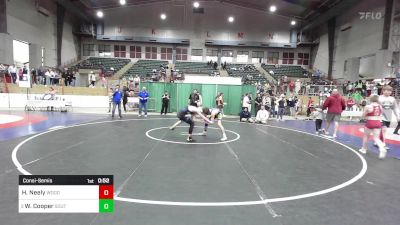 125 lbs Consolation - Halyn Neely, Woodland Wrestling vs Wyatt Cooper, South Forsyth WAR Wrestling Club