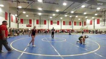 130 lbs Champ. Round 2 - Aria Thomsen, Eagle vs Alivia Kirkendall, Payette