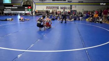 132 lbs Cons. Round 3 - Kooper Waugh, West Delaware, Manchester vs TJ Lovell, Benton Community