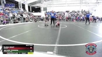 45 lbs Cons. Round 3 - Brynna Johnson, Mountain Home vs Elana Wiley, Butler