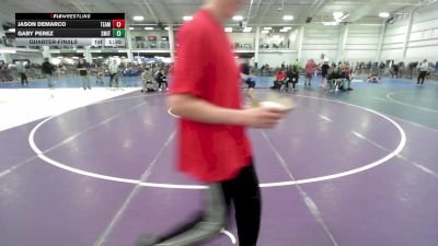 112 lbs Quarterfinal - Jason DeMarco, Team Tugman vs Gaby Perez, Smitty's Wrestling Barn