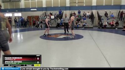 Round 1 (4 Team) - Mason Robinson, Noblesville vs Spencer Einterz, Franklin Central