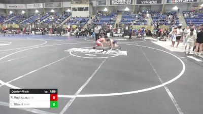 120 lbs Quarterfinal - Rudy Rodriguez, GI Grapplers vs Luke Stuart, Bear Cave WC